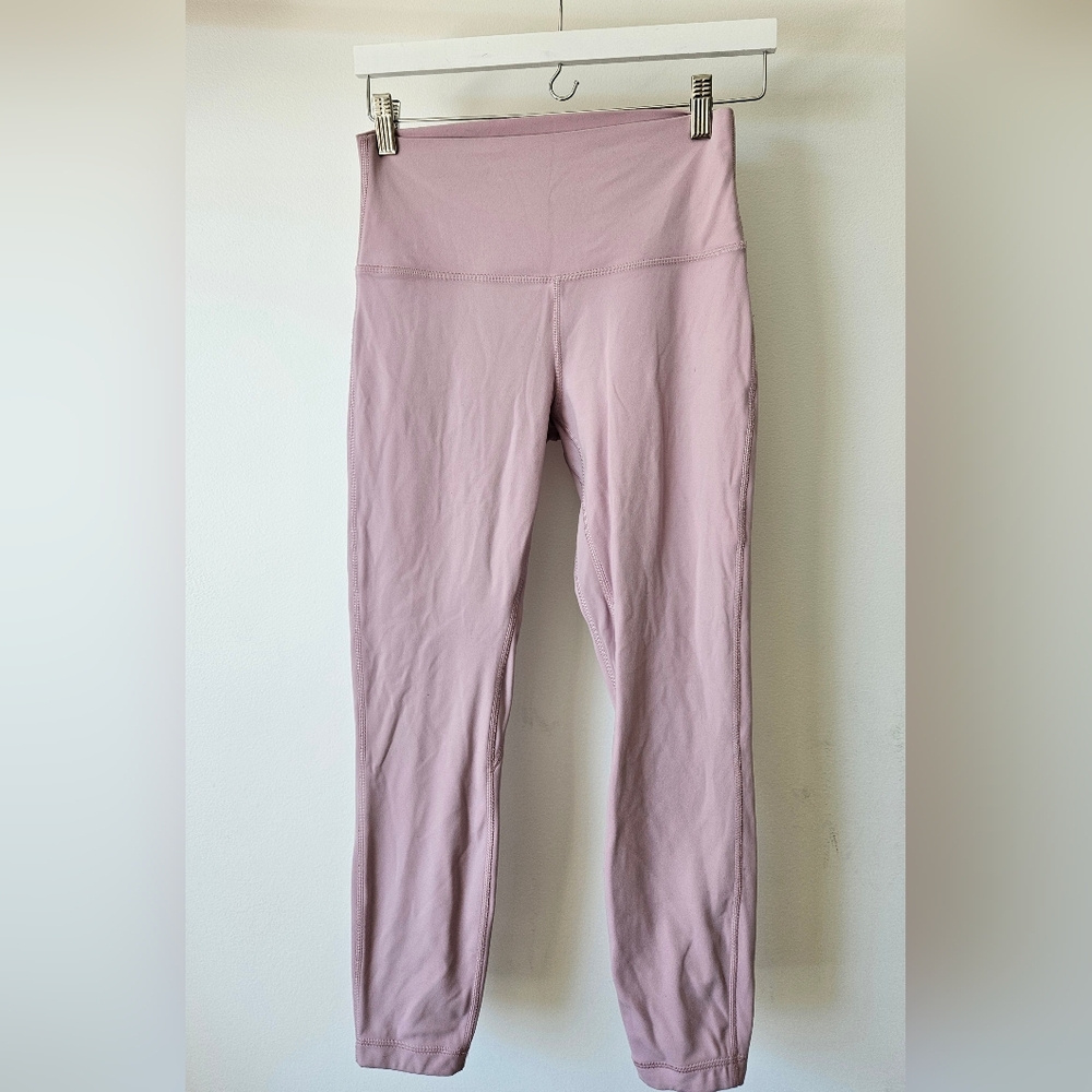 Dusty Rose High-Waisted Leggings